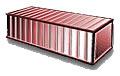Allfreight: 40' x 8' x 8'6" Steel Container